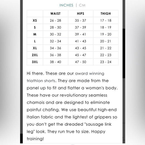 Coeur Sports Little Black Run Shorts - XXL - Picture 5 of 5